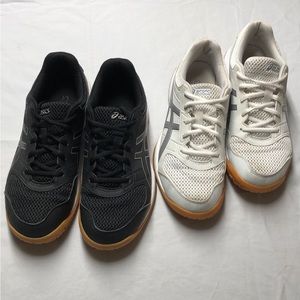 2 pairs Asics women’s 8.5 med